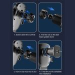 Auto-Luftauslass, drehbarer Spiralhaken, Schwanzclip, Handyhalter – Bild 5