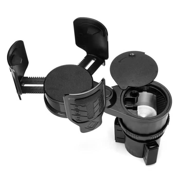 Multifunktionaler Auto-modifizierter Wasserbecherhalter-Aschenbecher aus Kohlefaser – Bild 3