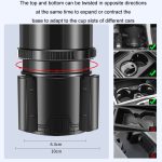 Multifunktionaler Auto-modifizierter Wasserbecherhalter-Aschenbecher aus Kohlefaser – Bild 8