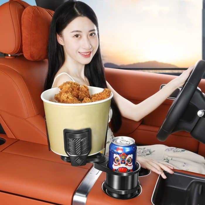 Multifunktionaler Auto-modifizierter Wasserbecherhalter-Aschenbecher aus Kohlefaser – Bild 9