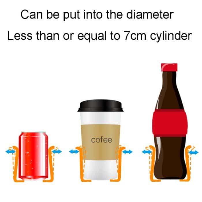 Auto Air Vent Getränkehalter Auto Multifunktionale Wasserbecher Racks, LW-170 – Bild 6
