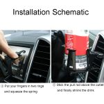Auto Air Vent Getränkehalter Auto Multifunktionale Wasserbecher Racks, LW-170 – Bild 8