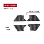 Für Volkswagen Sagitar 2019-2023 4 teile/satz Linkslenker Tür Innen Schüssel Aufkleber – Bild 3