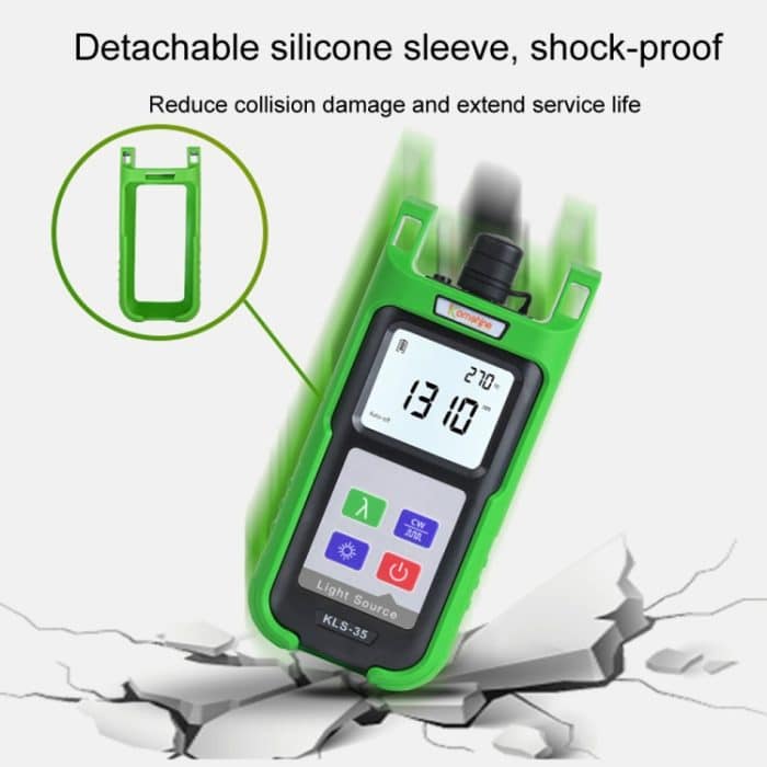 Komshine Handheld-Laserlichtquellen-Fasertester mit LED-Hintergrundbeleuchtung, KLS-35-S, KLS-35-M, KLS-35-MS, KLS-35-PON – Bild 4