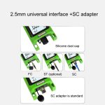 Komshine Handheld-Laserlichtquellen-Fasertester mit LED-Hintergrundbeleuchtung, KLS-35-S, KLS-35-M, KLS-35-MS, KLS-35-PON – Bild 5