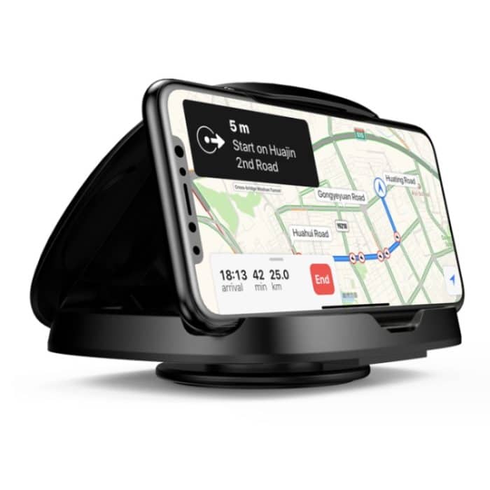 TBD0604221101A.jpg 360 Grad drehbarer Saugnapf, Auto-Armaturenbrett-Handyhalterung – Bild 1