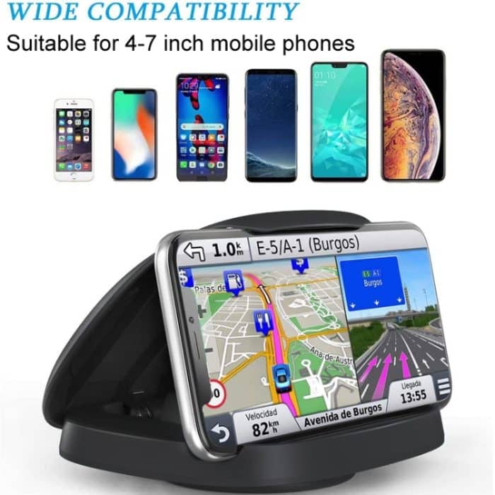 360 Grad drehbarer Saugnapf, Auto-Armaturenbrett-Handyhalterung – Bild 4