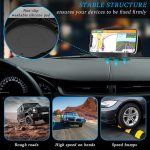 360 Grad drehbarer Saugnapf, Auto-Armaturenbrett-Handyhalterung – Bild 5