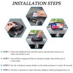 360 Grad drehbarer Saugnapf, Auto-Armaturenbrett-Handyhalterung – Bild 9