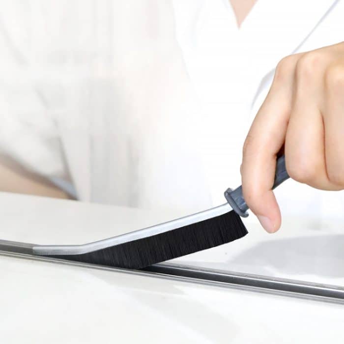 Badezimmer-Küchen-Fliesen-Ecken-Reinigungsbürste, multifunktionale Fenster-Fugen-Rillen-Steife-Bürste – Bild 8
