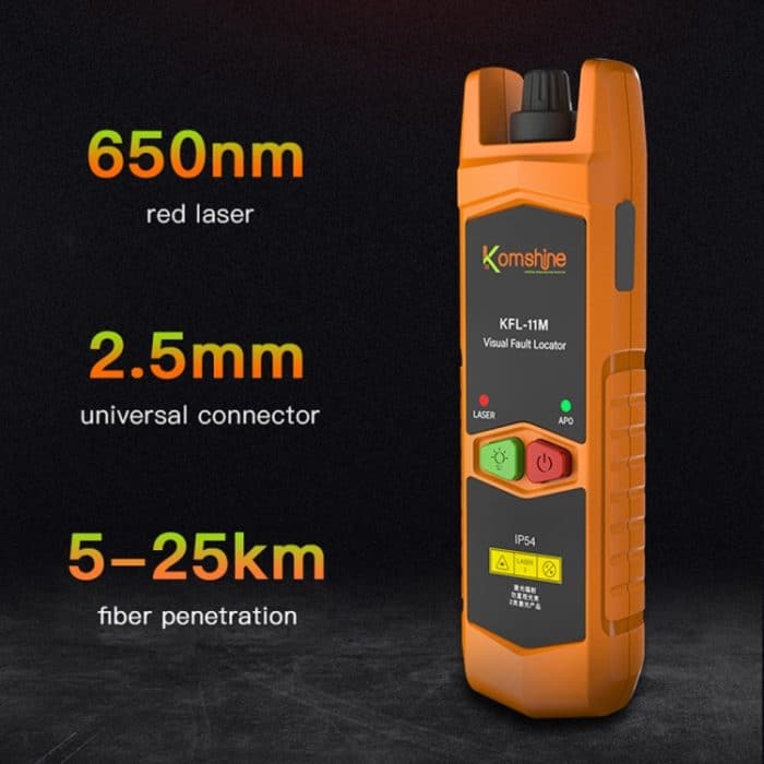 Komshine Mini Rotlicht-Glasfaser-Teststift, KFL-11M-10, KFL-11M-20, KFL-11M-30 – Bild 2