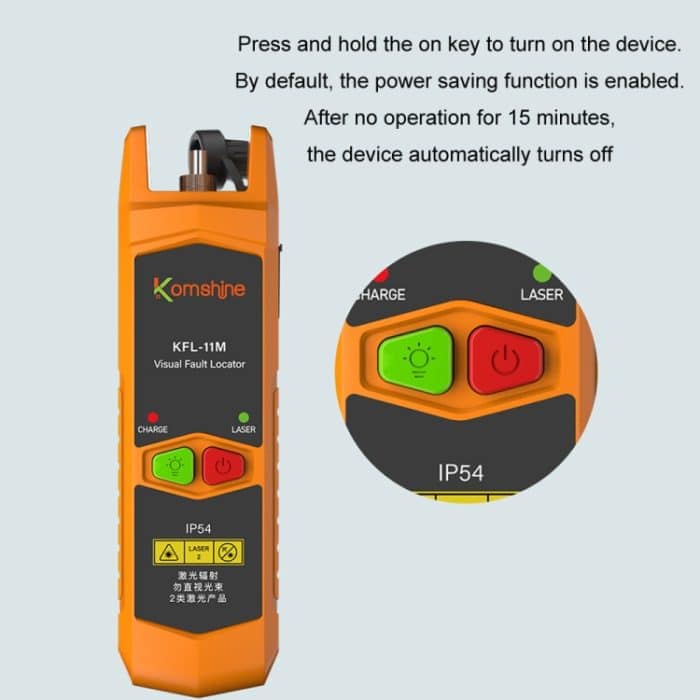 Komshine Mini Rotlicht-Glasfaser-Teststift, KFL-11M-10, KFL-11M-20, KFL-11M-30 – Bild 4