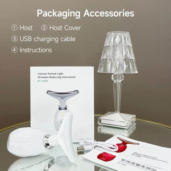 Elektrisches Nackenschönheitsinstrument, Nackenmassagegerät, Gesichtsschönheitsgerät, Oval – Bild 15