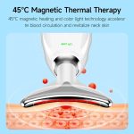 Elektrisches Nackenschönheitsinstrument, Nackenmassagegerät, Gesichtsschönheitsgerät, Oval – Bild 8