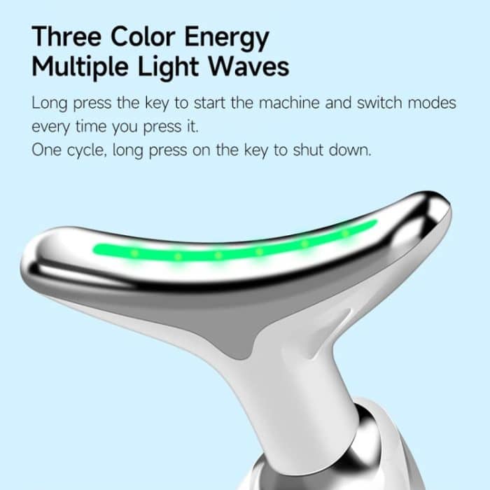 Elektrisches Nackenschönheitsinstrument, Nackenmassagegerät, Gesichtsschönheitsgerät, Oval – Bild 9