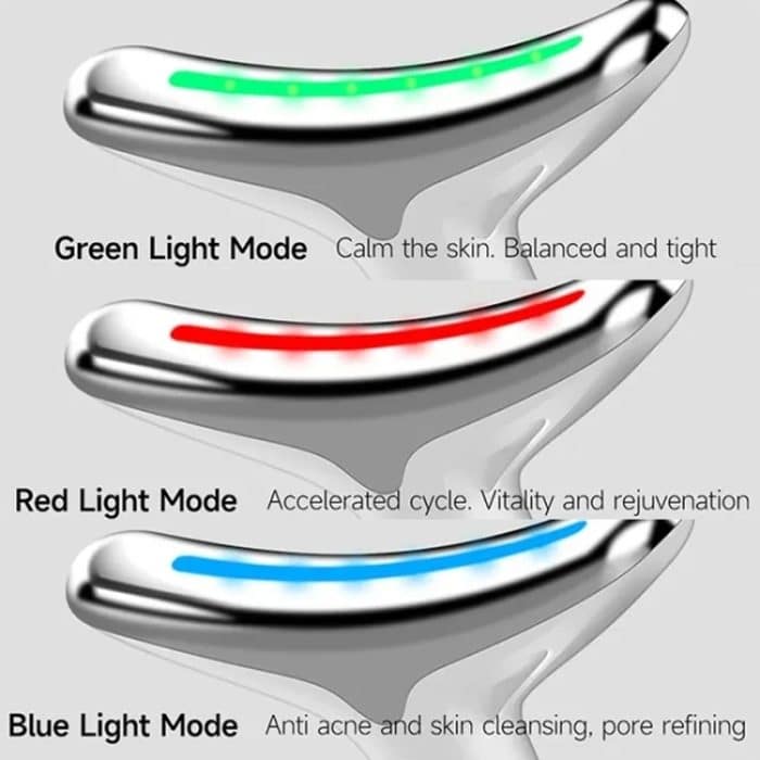 Elektrisches Nackenschönheitsinstrument, Nackenmassagegerät, Gesichtsschönheitsgerät, Oval – Bild 10