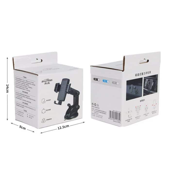 SHUNWEI SD-1132B Autotelefon-Saugnapf + Halterung für Lüftungsschlitze, Halterung mit Schwerkrafterkennung – Bild 13