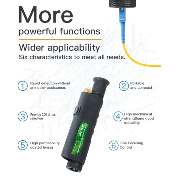 KomShine 200x tragbarer Glasfaser-Lupendetektor – Bild 4