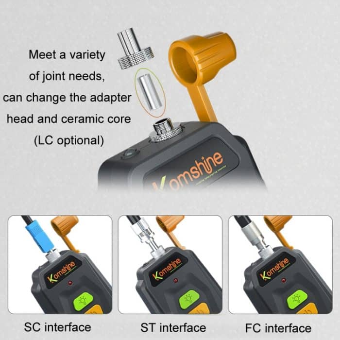 Komshine 15 km Mini-Lichtwellenleiter-Haltepunkt-Positionierungstest, Rotlichtstift, KFL-Q-20MW, KFL-Q-30MW – Bild 3