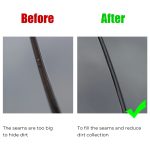 Für Tesla Modell 3 3 m Dachfenster-Abdichtung, wasserdichte Streifen, Windschutzscheiben-Rauschunterdrückung, Schallisolationsring – Bild 4