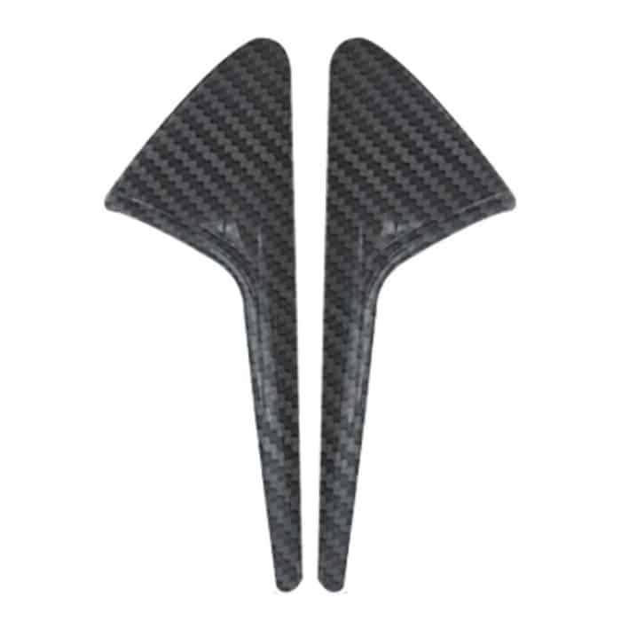 TBD0604226903.jpg Für Tesla Model 3/Y/X/S Kamera Seitenschutzabdeckung Y-Typ Gegenlichtblende, Matt Black, Bright Black, Light Carbon Fiber, Matte Carbon Fiber, Red, Bright White – Bild 1