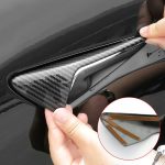 Für Tesla Model 3/Y/X/S Kamera Seitenschutzabdeckung Y-Typ Gegenlichtblende, Matt Black, Bright Black, Light Carbon Fiber, Matte Carbon Fiber, Red, Bright White – Bild 7