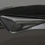 Für Tesla Model 3/Y/X/S Kamera Seitenschutzabdeckung Y-Typ Gegenlichtblende, Matt Black, Bright Black, Light Carbon Fiber, Matte Carbon Fiber, Red, Bright White – Bild 8