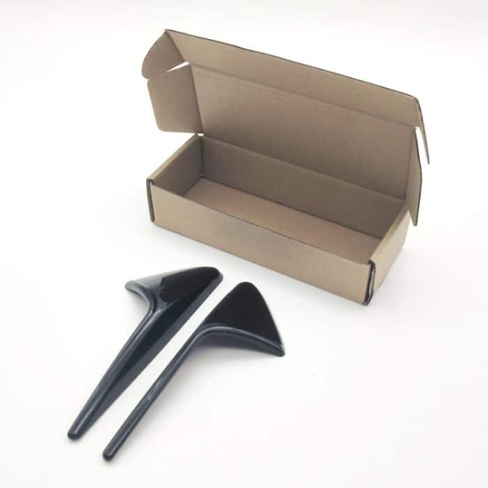 Für Tesla Model 3/Y/X/S Kamera Seitenschutzabdeckung Y-Typ Gegenlichtblende, Matt Black, Bright Black, Light Carbon Fiber, Matte Carbon Fiber, Red, Bright White – Bild 9