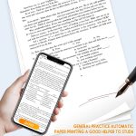 Kleiner A4-Heimbüro-Bluetooth-Hand-Thermodrucker Tragbarer tintenloser Drucker, Printer, 200pcs Thermal Paper – Bild 9