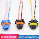 Auto-Scheinwerfer-Sockel-Lichthalter-Stecker mit Kabel, 1pair For 9005, 1pair For 9006, 1pair For H11 / H8 / 881 – Bild 2