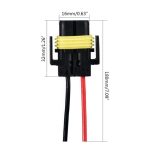 Auto-Scheinwerfer-Sockel-Lichthalter-Stecker mit Kabel, 1pair For 9005, 1pair For 9006, 1pair For H11 / H8 / 881 – Bild 4