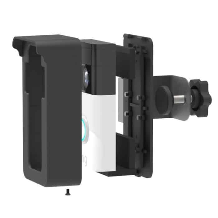 Für Blink / Google Ring Türklingelgerät, universelle Tür-Überkopfhalterung, Diebstahlschutz, verstellbar – Bild 3