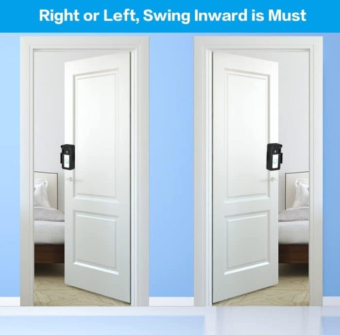 Für Blink / Google Ring Türklingelgerät, universelle Tür-Überkopfhalterung, Diebstahlschutz, verstellbar – Bild 9