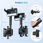 Auto-Rückspiegel-Telefonhalter, 360-Grad-Drehung, Smartphone-Ständer – Bild 3