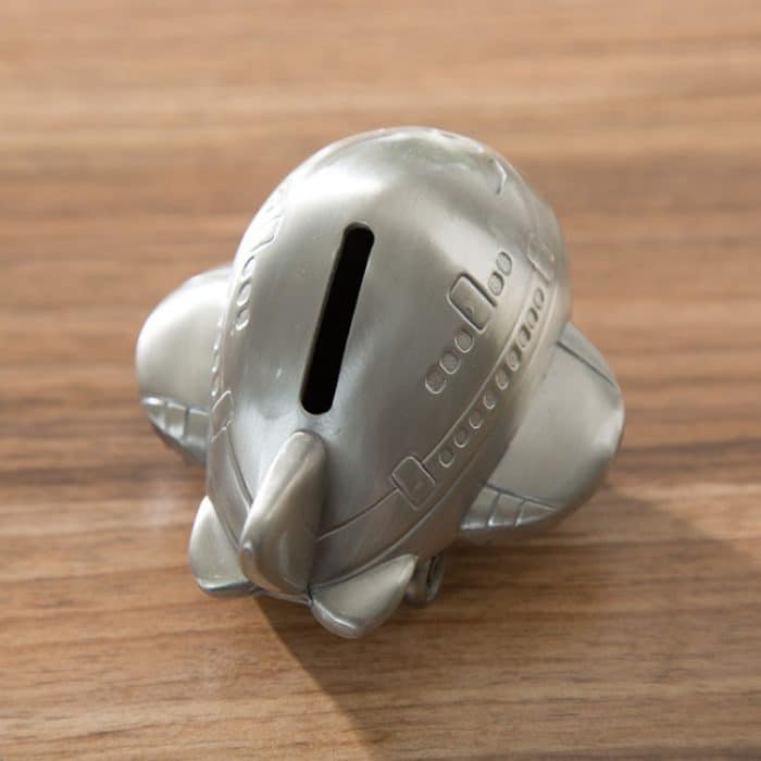 Münzbank aus Zinklegierung, Metallflugzeug, zum Basteln, Kindergeschenke – Bild 4