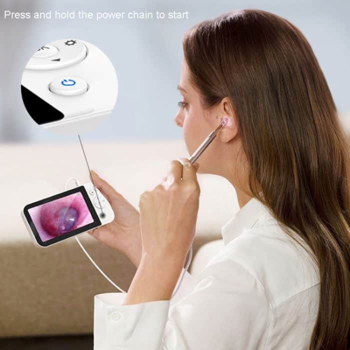 Teslong MS500 5-Zoll-HD-Bildschirm, beleuchteter Ohrpicker, 3,9 mm Durchmesser, visuelles Ohrpflegetool – Bild 10