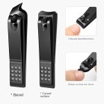 6 teile/satz Tragbare Nagel Clipper Kit Haushalt Nagel Clipper Pediküre Werkzeuge, Dark Green, Black – Bild 7