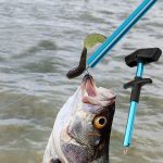 Entkoppler aus Aluminiumlegierung, T-förmiger Angelhaken-Entferner, Meeresangelausrüstung, 24 x 7,5 cm, Blue, Red, Gray, Blue+ Spring Rope, Red+ Spring Rope, Gray+Spring Rope – Bild 6