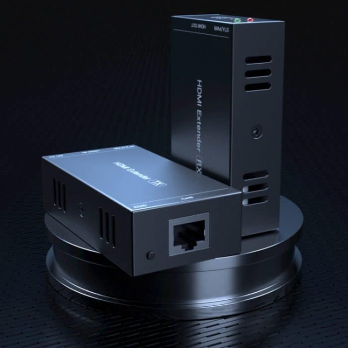 PWAY 165 Fuß/50 m HDMI-zu-RJ45-Netzwerkanschluss 1080P Verlustfreier Übertragungs-Extender – Bild 2