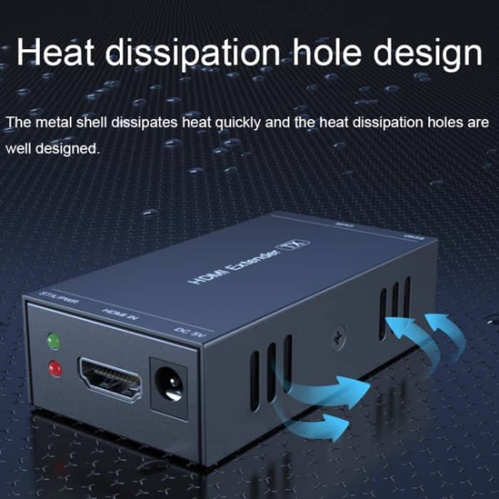 PWAY 165 Fuß/50 m HDMI-zu-RJ45-Netzwerkanschluss 1080P Verlustfreier Übertragungs-Extender – Bild 9