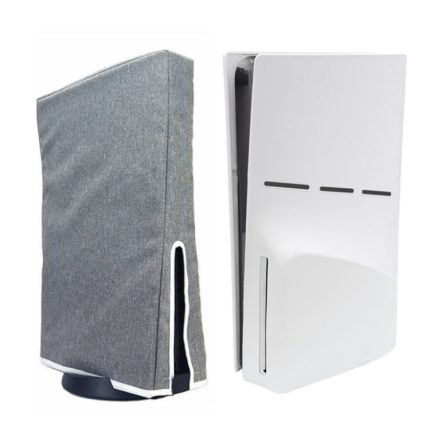 Für PS5 Slim Disc & Digital Host Staubschutzhülle, Vertical Gray, Vertical Black, Horizontal Gray, Horizontal Black