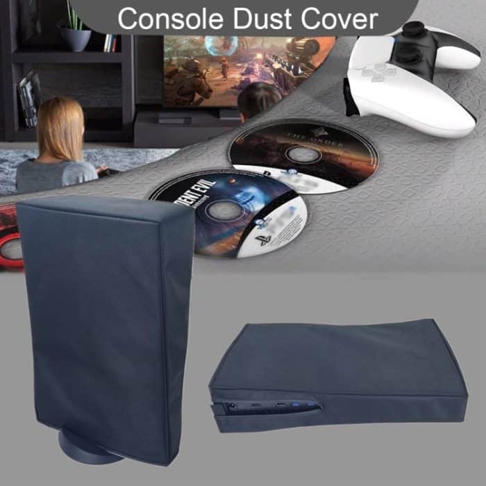 Für PS5 Slim Disc & Digital Host Staubschutzhülle, Vertical Gray, Vertical Black, Horizontal Gray, Horizontal Black – Bild 6