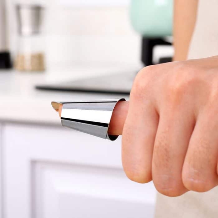 Multifunktionaler Handschutz zum Schneiden von Gemüse, Nüssen, Schälen, Gadget, Peeling, Nagellack, Cutting Hand Guard – Bild 7