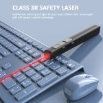 Deli 2,4 GHz Page Turner USB Clicker mit rotem Licht für PPT, 2802 (Black), 2802 (White) – Bild 8