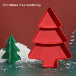 Weihnachtsbaum-Form, Obstscheiben, unterteilt, für Zuhause, Snackschale, Kunststoff, für Süßigkeiten, Trockenfrüchte, Melonensamen, Organizer – Bild 5