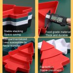 Weihnachtsbaum-Form, Obstscheiben, unterteilt, für Zuhause, Snackschale, Kunststoff, für Süßigkeiten, Trockenfrüchte, Melonensamen, Organizer – Bild 6