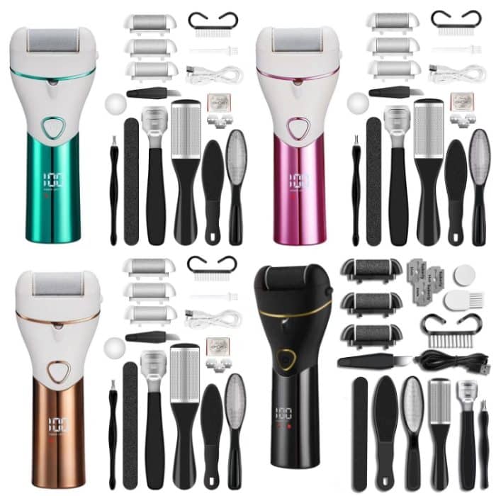 10 teile/satz Haushalt Elektrische Dead Skin Peeling Fuß Grinder, Blue, Pink, Gold, Black – Bild 2