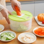 Multifunktionaler Gemüse-Dörrapparat mit großer Kapazität, Küchenabflusskorb, Haushaltsreibe, Slicer, Multifunctional Dehydrator – Bild 4