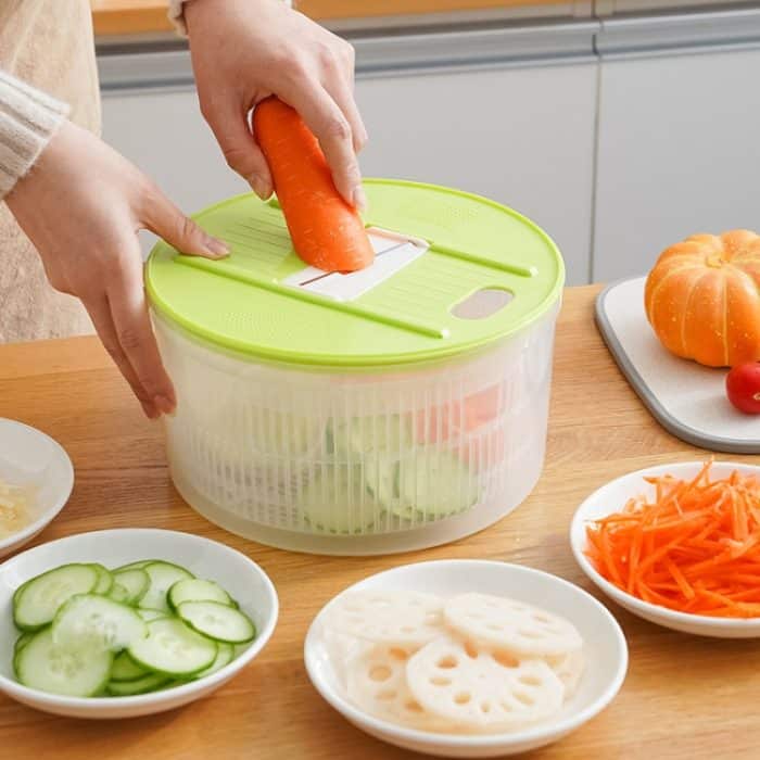 Multifunktionaler Gemüse-Dörrapparat mit großer Kapazität, Küchenabflusskorb, Haushaltsreibe, Slicer, Multifunctional Dehydrator – Bild 4