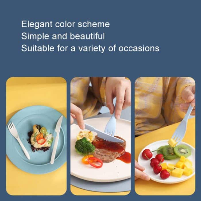 4-in-1 tragbares Weizenstroh-Geschirr-Set, Outdoor-Reise-Aufbewahrungsgeschirr-Box, A With Chopsticks (Beige), A With Chopsticks (Pink), A With Chopsticks (Blue), B With Chopsticks (Beige), B With Chopsticks (Pink), B With Chopsticks (Blue)... – Bild 8